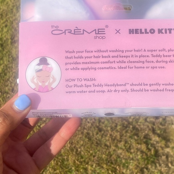Hello kitty pink and white plush headband , NWT - Picture 8 of 8